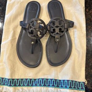 Tory Burch Charcoal Sandals